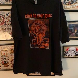 Black Stick to Your Guns tshirt